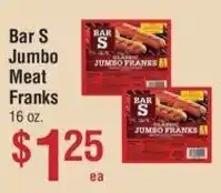 Smart & Final Bar S jumbo meat franks offer