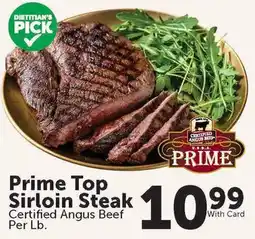 Food City Prime Top Sirloin Steak offer