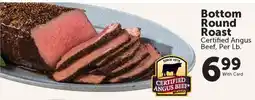 Food City Certified Angus Beef Bottom Round Roast offer