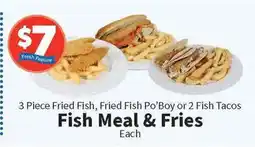Food City Fish Meal & Fries offer