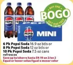 Fresco y Más Pepsi Soda offer