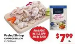 Vallarta Supermarkets Los Martires peeled shrimp offer