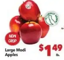 Vallarta Supermarkets Large Modi Apples offer