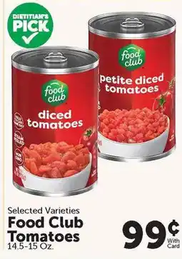 Food City Food Club Tomatoes offer