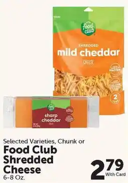 Food City Food Club Shredded Cheese offer