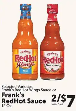 Food City Frank's RedHot Sauce offer
