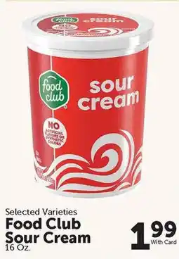 Food City Food Club Sour Cream offer