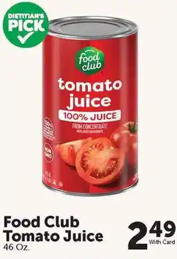 Food City Food Club Tomato Juice offer