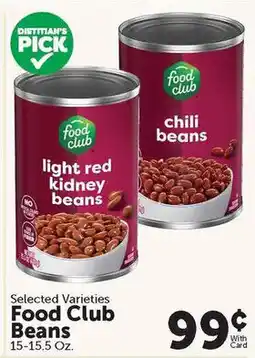Food City Food Club Beans offer