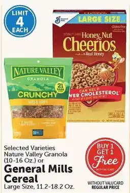Food City Nature Valley Granola or General Mills Cereal offer