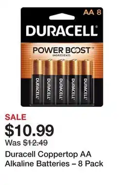 Dick's Sporting Goods Duracell Coppertop AA Alkaline Batteries – offer