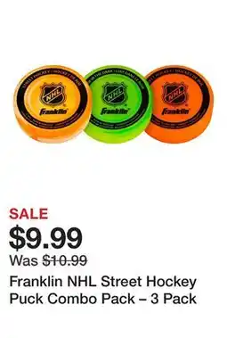 Dick's Sporting Goods Franklin NHL Street Hockey Puck Combo Pack – offer