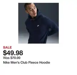 Dick's Sporting Goods Nike Men's Club Fleece Hoodie offer