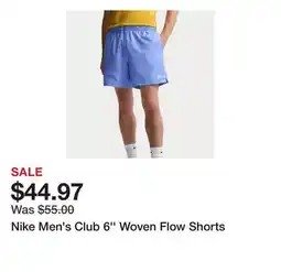 Dick's Sporting Goods Nike Men's Club 6'' Woven Flow Shorts offer
