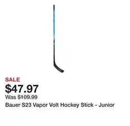 Dick's Sporting Goods Bauer S23 Vapor Volt Hockey Stick - Junior offer