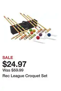 Dick's Sporting Goods Rec League Croquet Set offer