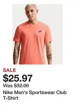 Dick's Sporting Goods Nike Men's Sportswear Club T-Shirt offer