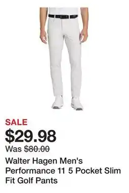 Dick's Sporting Goods Walter Hagen Men's Performance 11 5 Pocket Slim Fit Golf Pants offer