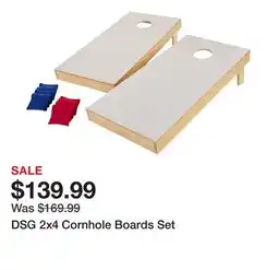 Dick's Sporting Goods DSG 2x4 Cornhole Boards Set offer