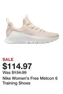 Dick's Sporting Goods Nike Women's Free Metcon 6 Training Shoes offer