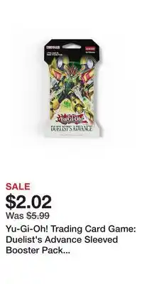 Game Stop Yu-Gi-Oh! Trading Card Game: Duelist's Advance Sleeved Booster Pack (10 Cards per Pack) offer