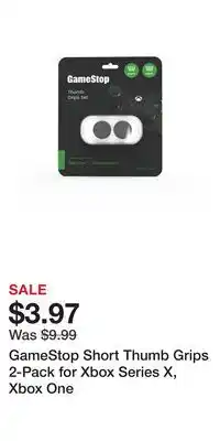 Game Stop GameStop Short Thumb Grips 2-Pack for Xbox Series X, Xbox One offer