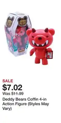 Game Stop Deddy Bears Coffin 4-in Action Figure (Styles May Vary) offer