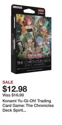 Game Stop Konami Yu-Gi-Oh! Trading Card Game: The Chronicles Deck Spirit Charmers (All-Foil Edition) offer