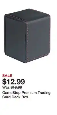 Game Stop GameStop Premium Trading Card Deck Box offer
