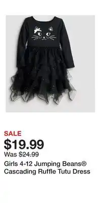 Kohl's Girls 4-12 Jumping Beans Cascading Ruffle Tutu Dress offer