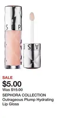 Kohl's SEPHORA COLLECTION Outrageous Plump Hydrating Lip Gloss offer