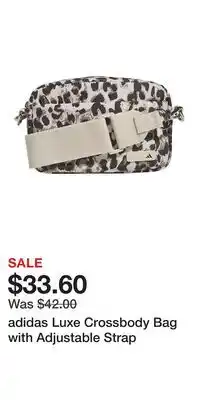 Kohl's adidas Luxe Crossbody Bag with Adjustable Strap offer