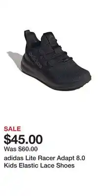 Kohl's adidas Lite Racer Adapt 8.0 Kids Elastic Lace Shoes offer