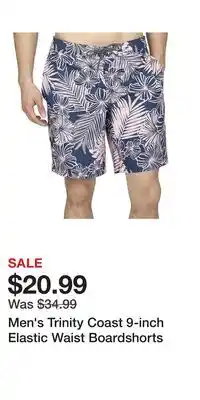 Kohl's Men's Trinity Coast 9-inch Elastic Waist Boardshorts offer
