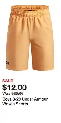 Kohl's Boys 8-20 Under Armour Woven Shorts offer