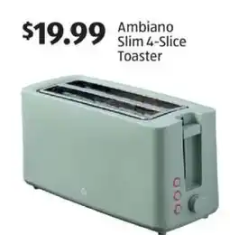 Aldi Ambiano Slim 4-Slice Toaster offer