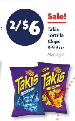 Family Dollar Takis Tortilla Chips offer