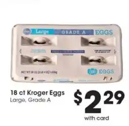 Pick'n Save 18 ct Kroger Eggs offer