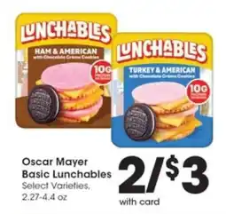 Pick'n Save Oscar Mayer Basic Lunchables offer