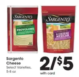 Pick'n Save Sargento Cheese offer