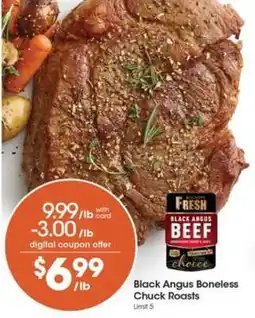 Pick'n Save Black Angus Boneless Chuck Roasts offer