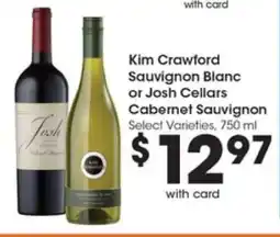 Pick'n Save Kim Crawford Sauvignon Blanc or Josh Cellars Cabernet Sauvignon offer