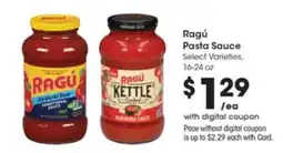 Pick'n Save Ragú Pasta Sauce offer