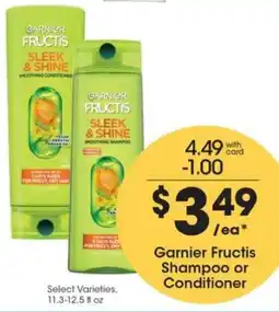 Pick'n Save Garnier Fructis Shampoo or Conditioner offer