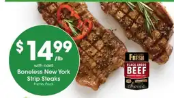 Pick'n Save Boneless New York Strip Steaks offer