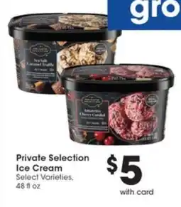Pick'n Save Private Selection Ice Cream offer