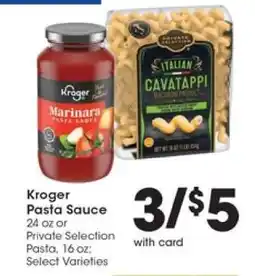 Pick'n Save Kroger Pasta Sauce offer