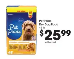 Pick'n Save Pet Pride Dry Dog Food offer
