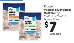 Pick'n Save Kroger Peeled & Deveined Gulf Shrimp offer