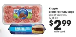 Pick'n Save Kroger Breakfast Sausage offer